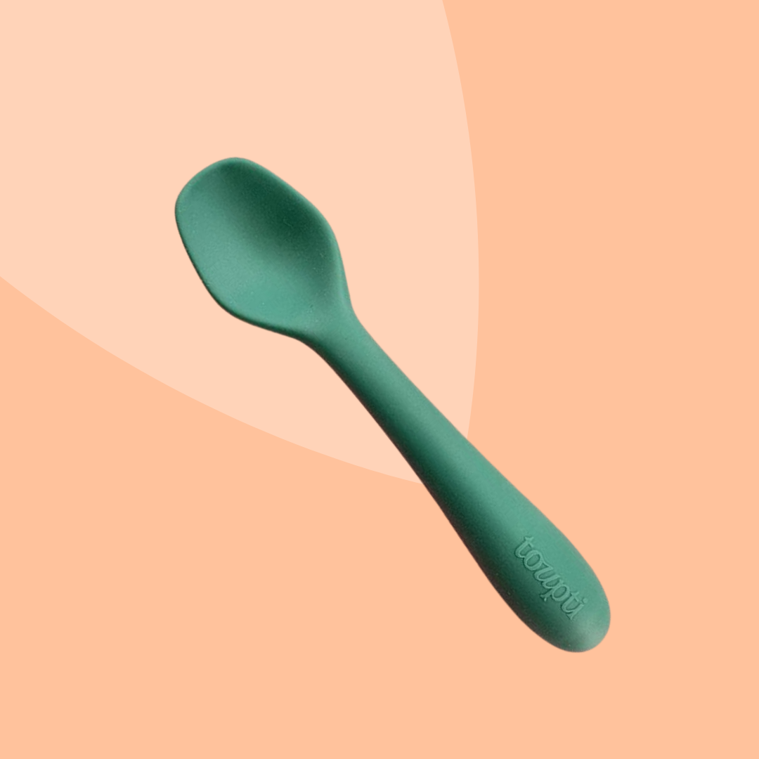 Cuillère en silicone pour bébé - introduction alimentaire