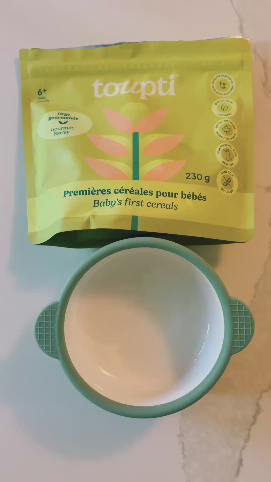 PRÉVENTE - Ensemble avantage Toupti - Céréales pour bébés Avoine, Orge et Sarrasin
