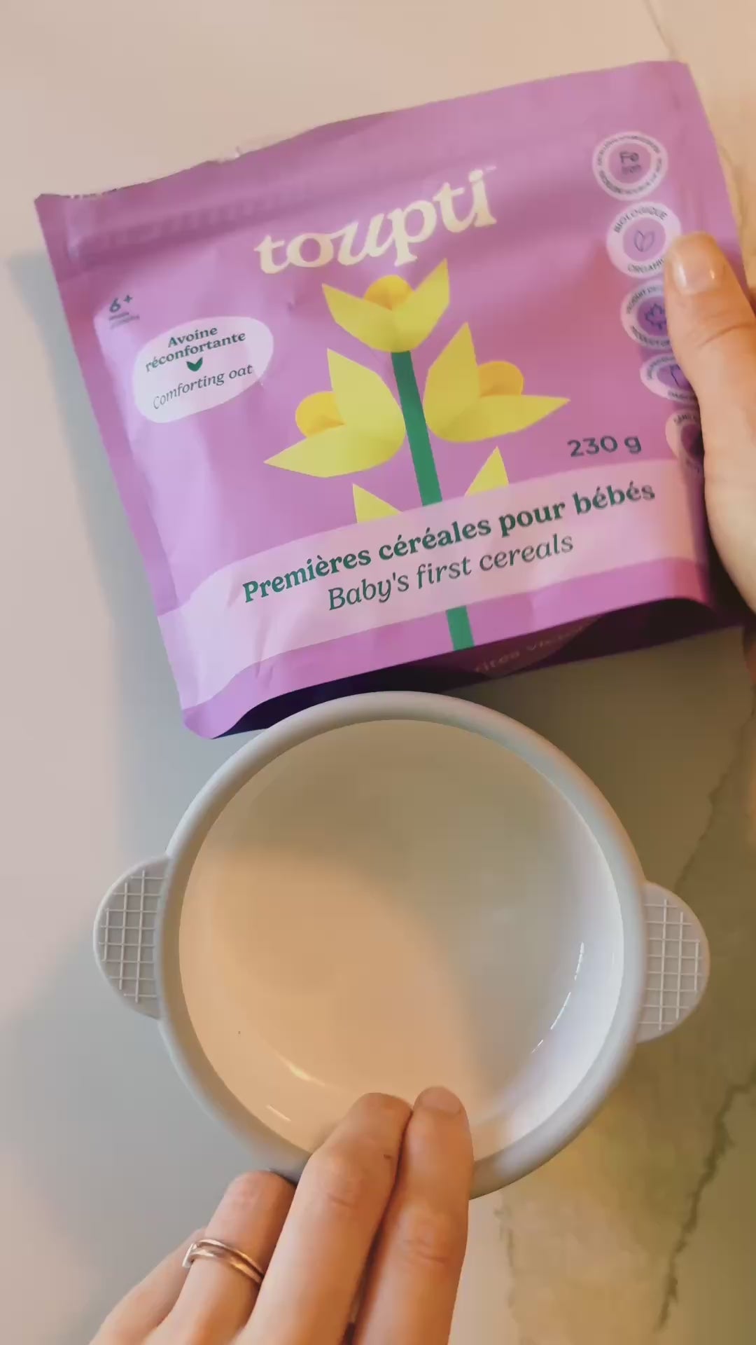 PRÉVENTE - Céréales pour bébés - Avoine réconfortante